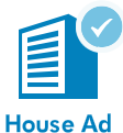Delivery of house ads